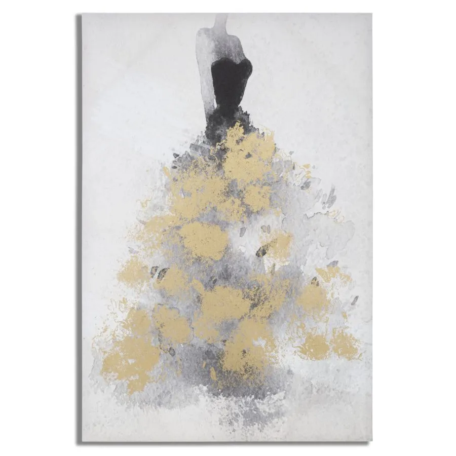 DRUK ZŁOTEJ TAŃCZERKI 80X3X120 cm